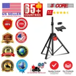 5 Core Adjustable Short Tripod Speaker Stand for PA and Studio Monitors - Image 24