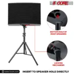 5 Core Adjustable Short Tripod Speaker Stand for PA and Studio Monitors - Image 18