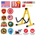 5 Core A Frame Guitar Stand with Foam Arms for Acoustic Electric and Bass Guitars - Image 46