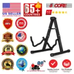 5 Core A Frame Guitar Stand with Foam Arms for Acoustic Electric and Bass Guitars - Image 20