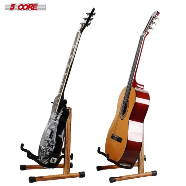 5 Core A Frame Guitar Stand with Foam Arms for Acoustic Electric and Bass Guitars - Image 24