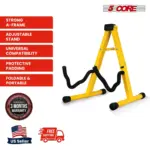 5 Core A Frame Guitar Stand with Foam Arms for Acoustic Electric and Bass Guitars - Image 45