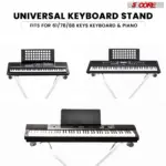 5 Core Single X Keyboard Stand Adjustable for 61 76 and 88 Key Keyboards - Image 11
