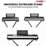 5 Core Single X Keyboard Stand Adjustable for 61 76 and 88 Key Keyboards - Image 23