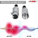5 Core 3 Pin XLR Male and Female to 1/4 Inch Audio Jack Locking Connector Set - Image 31