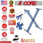 5 Core Heavy Duty Double X Keyboard Stand Adjustable for 61 76 and 88 Key Keyboards - Image 22