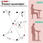 5 Core Single X Keyboard Stand Adjustable for 61 76 and 88 Key Keyboards - Image 10