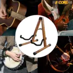 5 Core A Frame Guitar Stand with Foam Arms for Acoustic Electric and Bass Guitars - Image 26
