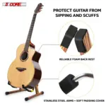 5 Core A Frame Guitar Stand with Foam Arms for Acoustic Electric and Bass Guitars - Image 25