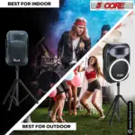 5 Core Adjustable Short Tripod Speaker Stand for PA and Studio Monitors - Image 19