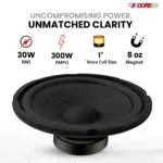 5 Core 6 Inch Car Audio Subwoofer 300W 4 Ohm Replacement Bass Speaker - Image 11