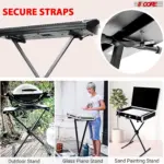5 Core Single X Keyboard Stand Adjustable for 61 76 and 88 Key Keyboards - Image 28