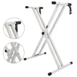 5 Core Heavy Duty Double X Keyboard Stand Adjustable for 61 76 and 88 Key Keyboards