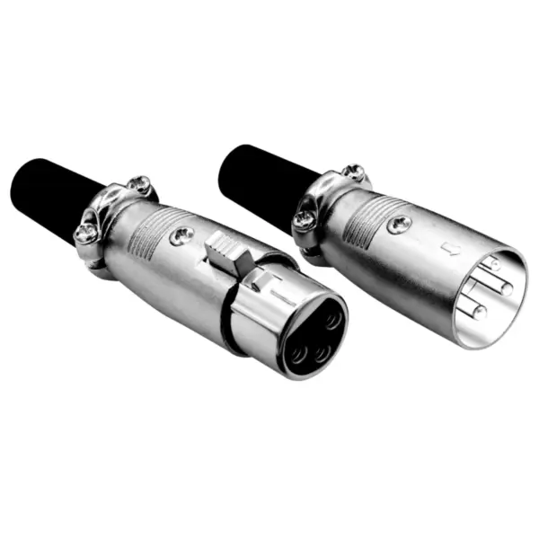 5 Core 3 Pin XLR Male and Female to 1/4 Inch Audio Jack Locking Connector Set - Image 19