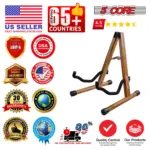 5 Core A Frame Guitar Stand with Foam Arms for Acoustic Electric and Bass Guitars - Image 29