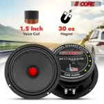 5 Core 6.5 Inch Midrange Car Door Speaker 360W 4 Ohm with Aluminum Bullet - Image 17