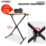 5 Core Single X Keyboard Stand Adjustable for 61 76 and 88 Key Keyboards - Image 24