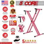 5 Core Heavy Duty Double X Keyboard Stand Adjustable for 61 76 and 88 Key Keyboards - Image 30