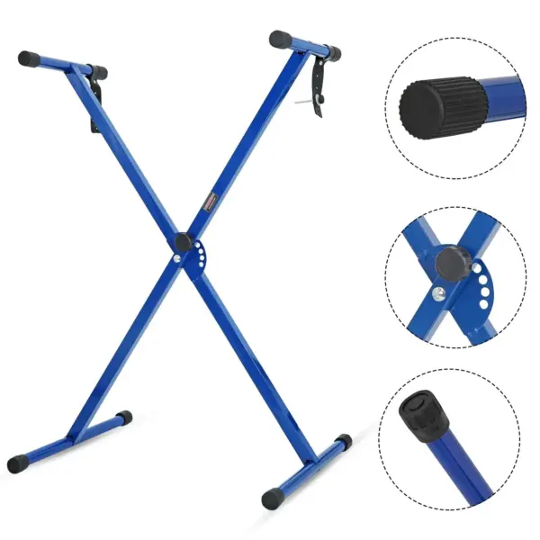 5 Core Single X Keyboard Stand Adjustable for 61 76 and 88 Key Keyboards - Image 17