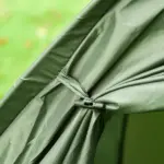 Outsunny 1 Person Folding Camping Cot, Portable Outdoor with Carry Bag, 2-in-1 Elevated Camping Bed Tent Single - Image 9