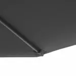 10' Cantilever Tilt Offset Patio Umbrella with UV and Water Safe Material and Cross Base (Weight Not Included), Gray - Image 8
