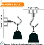 10 Pack N52 Neodymium Magnetic Hook Hangers - Image 7