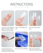 10 Pack Nail Extension Clips for Poly Builder Gel Quick Form Nail Tips - Image 5
