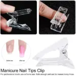 10 Pack Nail Extension Clips for Poly Builder Gel Quick Form Nail Tips - Image 6