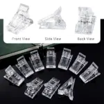 10 Pack Nail Extension Clips for Poly Builder Gel Quick Form Nail Tips - Image 7