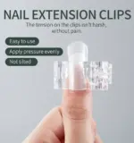 10 Pack Nail Extension Clips for Poly Builder Gel Quick Form Nail Tips - Image 4