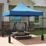 Outsunny 10 ft x 10 ft Replacement Canopy Top for Pop Up Canopy Tent with 4 Sand Bags, UPF50+ Protection, Navy Blue - Image 8