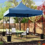 Outsunny 10 ft x 10 ft Replacement Canopy Top for Pop Up Canopy Tent with 4 Sand Bags, UPF50+ Protection, Navy Blue - Image 9