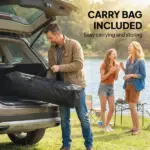 Outsunny 10 x 11 ft Pop Up Gazebo Screen Tent, Portable Instant Camping Canopy Screen House with Nettings, Carry Bag, Dark Green - Image 9