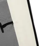 Outsunny 9.8 x 12 Ft Gazebo Replacement Mosquito Netting 4-Panel White and Black - Image 6