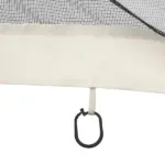 Outsunny 9.8 x 12 Ft Gazebo Replacement Mosquito Netting 4-Panel White and Black - Image 9
