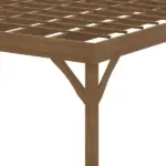 Outsunny 10 ft x 12 ft Outdoor Pergola, Wood Gazebo Grape Trellis with Stable Structure and Concrete Anchors, for Garden, Patio, Backyard, Deck - Image 7