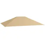 10' x 13' Gazebo Replacement Canopy Cover, Gazebo Roof Replacement (TOP COVER ONLY), Khaki - Image 11