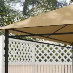 10' x 13' Gazebo Replacement Canopy Cover, Gazebo Roof Replacement (TOP COVER ONLY), Khaki - Image 8