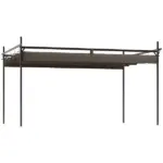 10' x 13' Metal Retractable Pergola Canopy, Outdoor Pergola for Garden, Patio, Backyard, Deck, Brown - Image 11