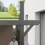 10' x 13' Metal Retractable Pergola Canopy, Outdoor Pergola for Garden, Patio, Backyard, Deck, Brown - Image 9