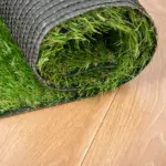10 x 3 Artificial Turf Grass Green with UV Protection Drain Holes 125 Height - Image 9