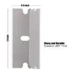 100 Pack Single Edge Razor Scraper Blades for Cleaning and Utility Use - Image 2