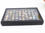100 Slot Jewelry Ring Display Organizer Tray with Clear Cover - Image 5