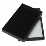100 Slot Jewelry Ring Display Organizer Tray with Clear Cover - Image 9