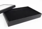 100 Slot Jewelry Ring Display Organizer Tray with Clear Cover - Image 14