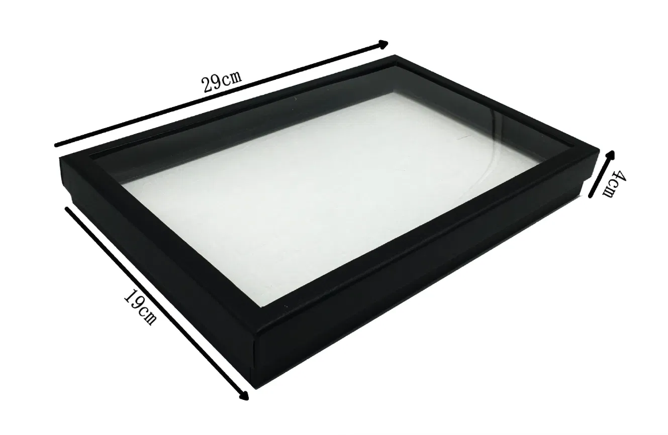 100 Slot Jewelry Ring Display Organizer Tray with Clear Cover