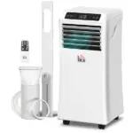 HOMCOM 10000 BTU Portable Air Conditioner for Rooms Up to 441 Sq. Ft., 3-in-1 AC Unit with Cooling Fan, Dehumidifier, Sleep Mode, Remote Control - Image 11