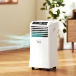 HOMCOM 10000 BTU Portable Air Conditioner for Rooms Up to 441 Sq. Ft., 3-in-1 AC Unit with Cooling Fan, Dehumidifier, Sleep Mode, Remote Control - Image 10