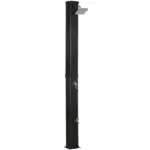 Outsunny 10.6 Gallons Solar Heated Shower w/ Free-Rotating Shower Head, Temperature Adjustment and Foot Shower