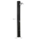 Outsunny 10.6 Gallons Solar Heated Shower w/ Free-Rotating Shower Head, Temperature Adjustment and Foot Shower - Image 3